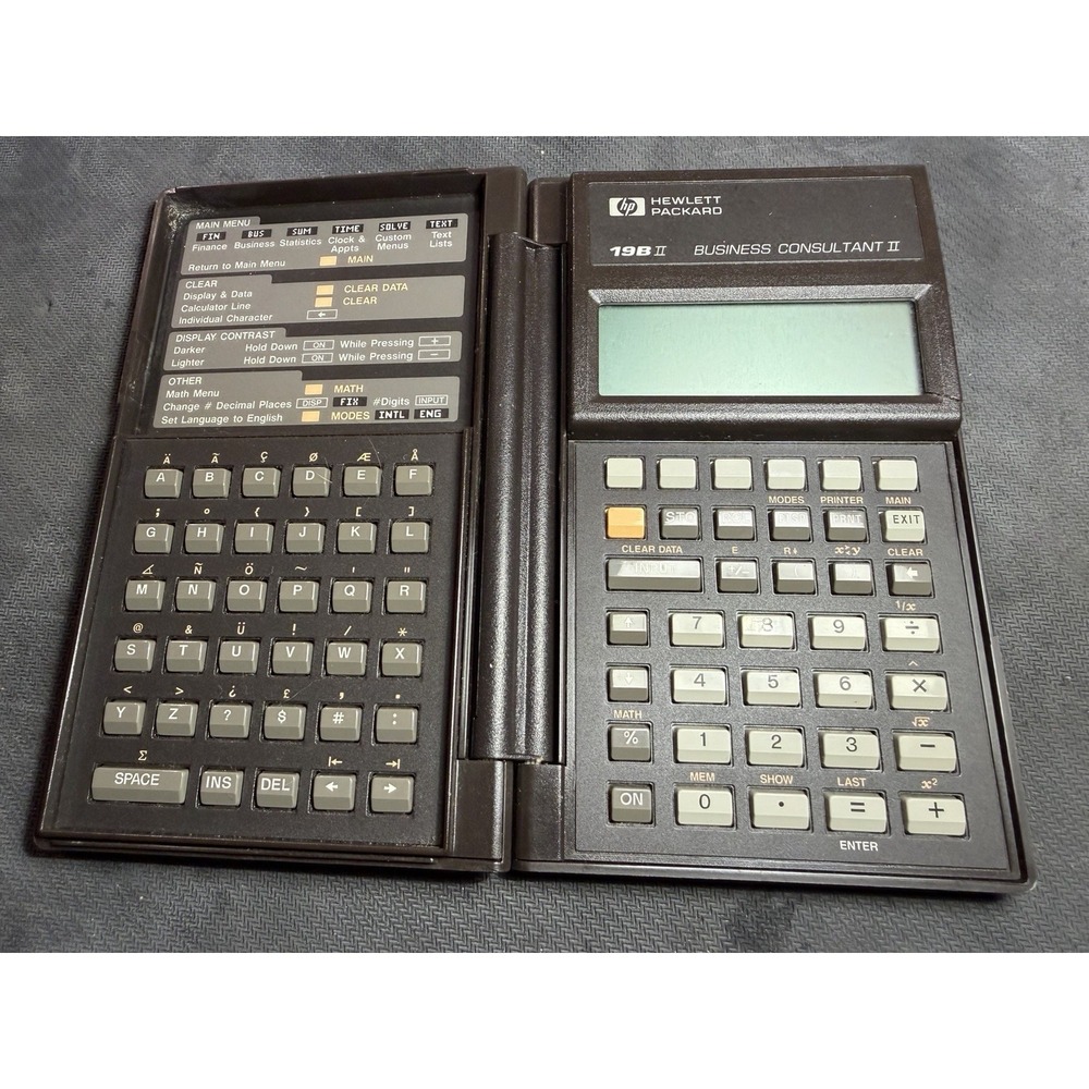 HP 19BII Business Consultant II Financial Calculator Hewlett Packard